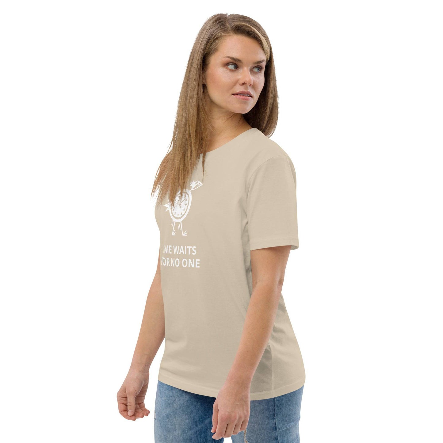 TIME WAITS FOR NO ONE Unisex organic cotton t-shirt - Zion Legend Fashions