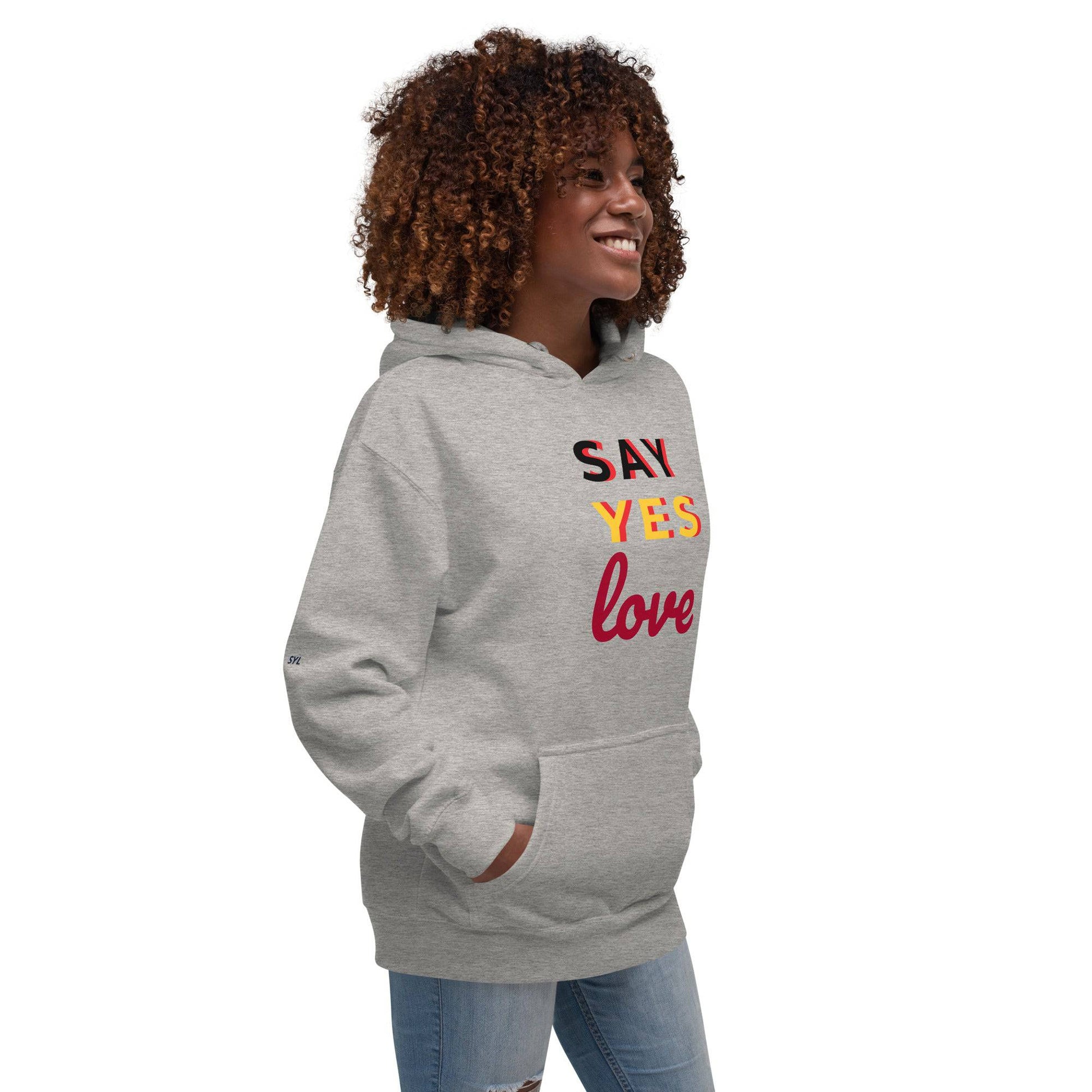 Say Yes Love Unisex Hoodie - Zion Legend Fashions