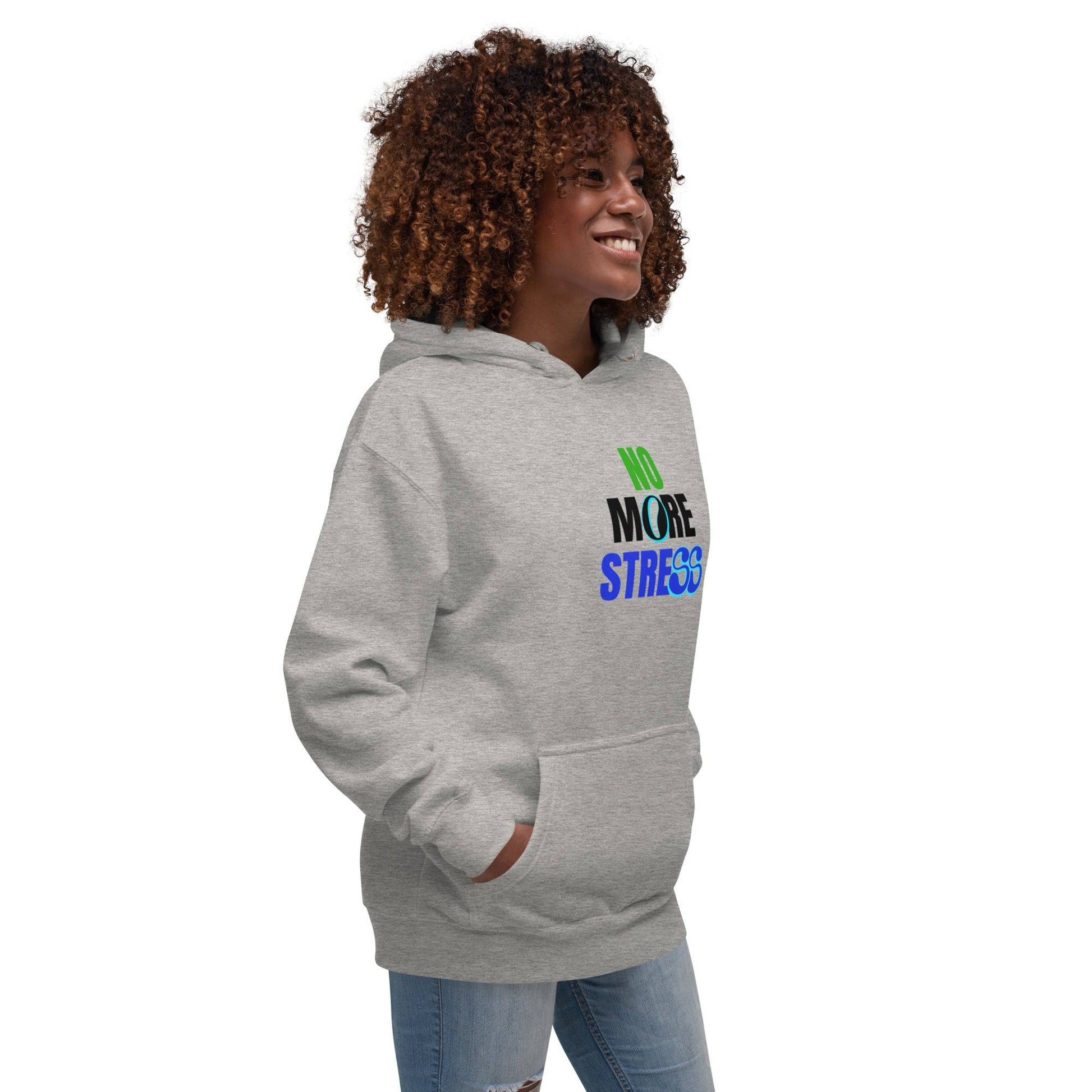 NO MORE STRESS Unisex Hoodie - Zion Legend Fashions
