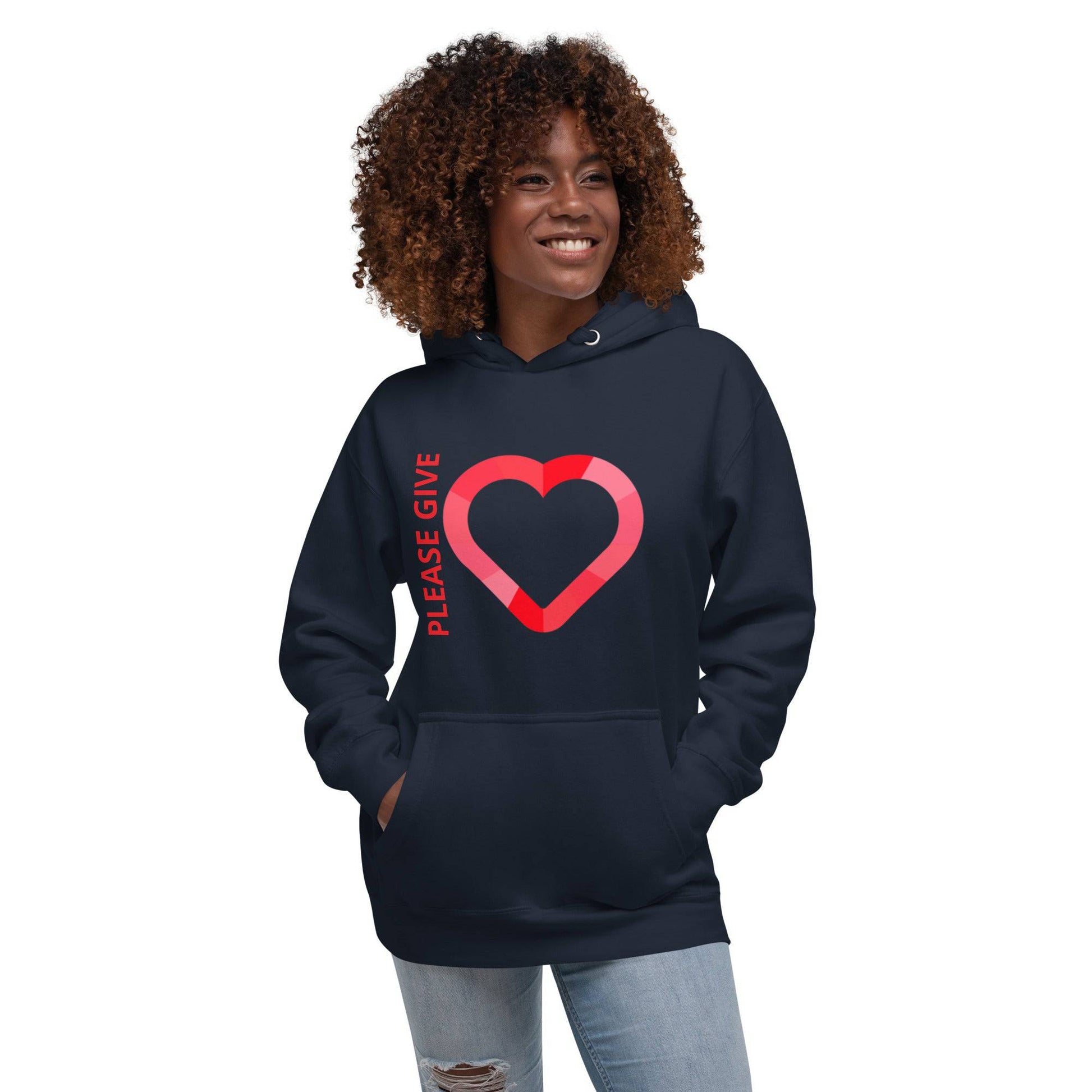 Please Give Love Unisex Hoodie - Zion Legend Fashions