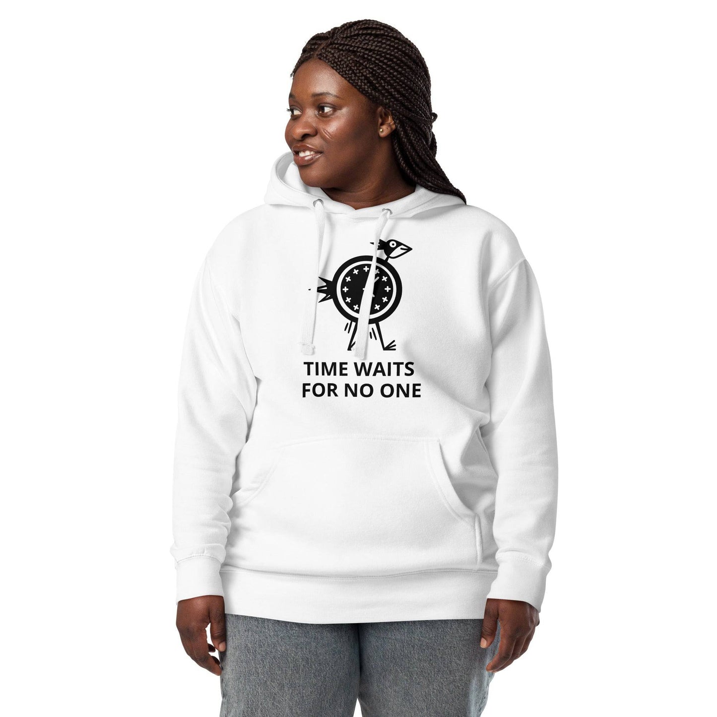TIME WAITS FOR NO ONE Unisex Hoodie - Zion Legend Fashions