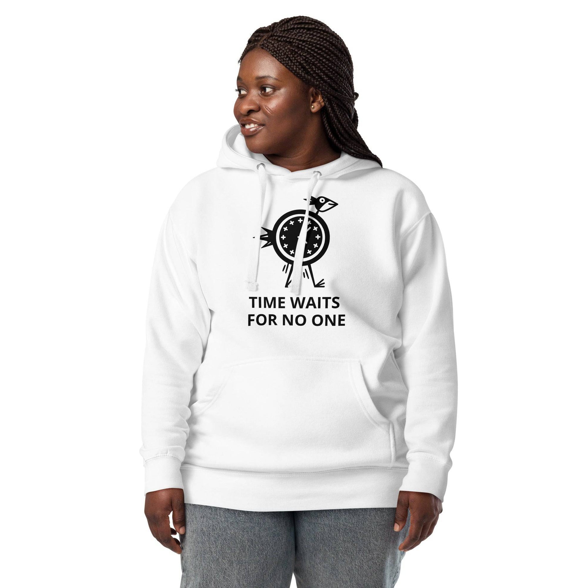 TIME WAITS FOR NO ONE Unisex Hoodie - Zion Legend Fashions