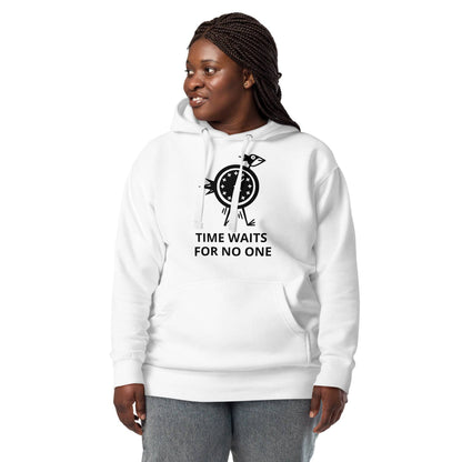 TIME WAITS FOR NO ONE Unisex Hoodie - Zion Legend Fashions