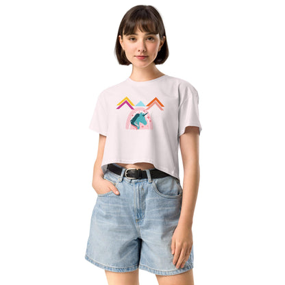 Unicorn World Women’s Crop Top Tee - Zion Legend Fashions