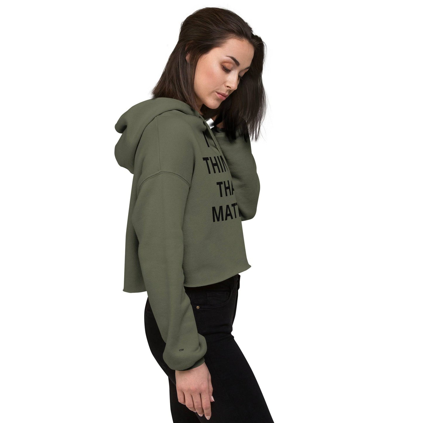 Things that matter Crop Hoodie - Zion Legend Fashions