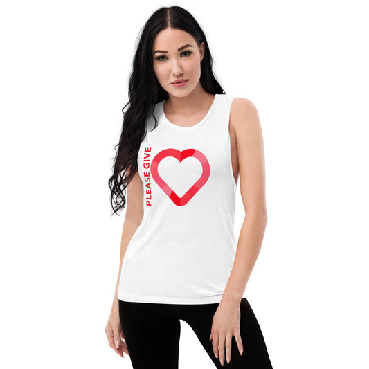 Please Give Love Ladies’ Muscle Tank - Zion Legend Fashions
